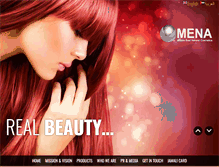 Tablet Screenshot of mena-cosmetics.com